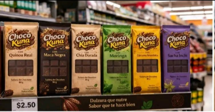 CHOCOKUNA en anaquel de supermercado