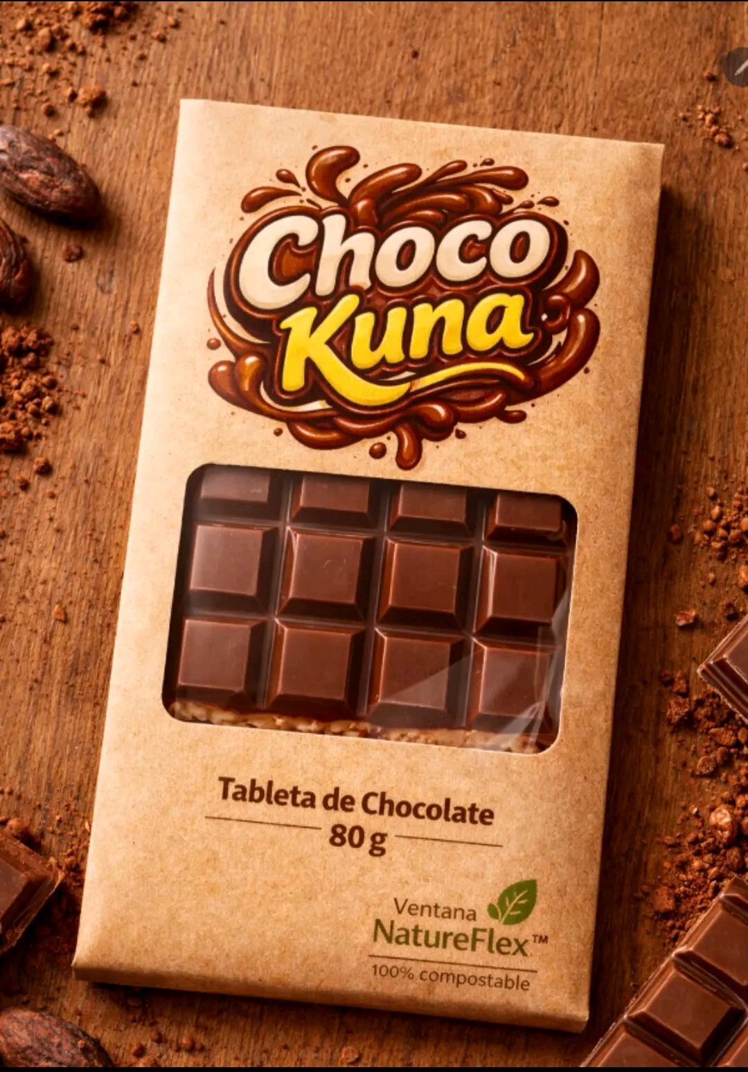 Empaque kraft biodegradable con ventana NatureFlex